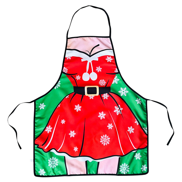 Christmas Miss Santa Claus Ladies Funny Novelty Apron