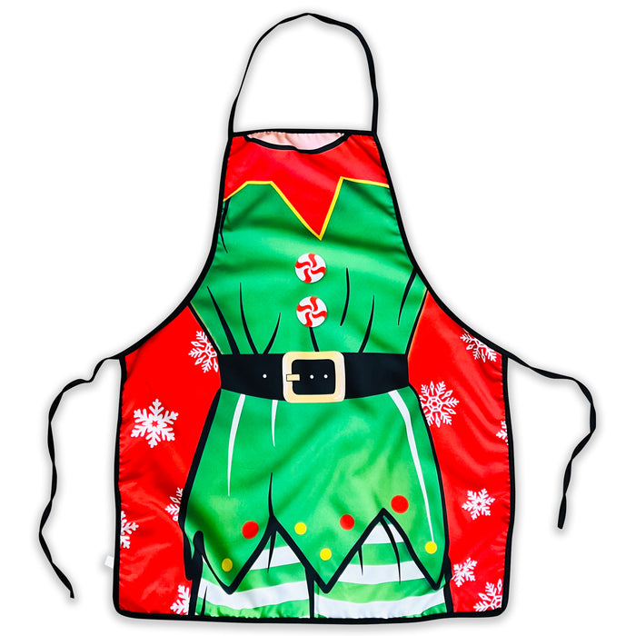 Christmas Elf Man Funny Novelty Apron