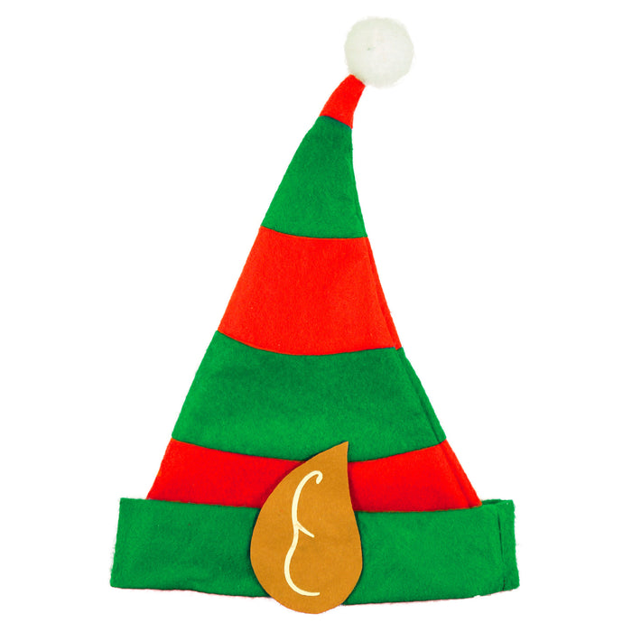 Pack of 5 Novelty Christmas Hats (Snowman, Chimney, Tree, Elf, Deluxe Santa)