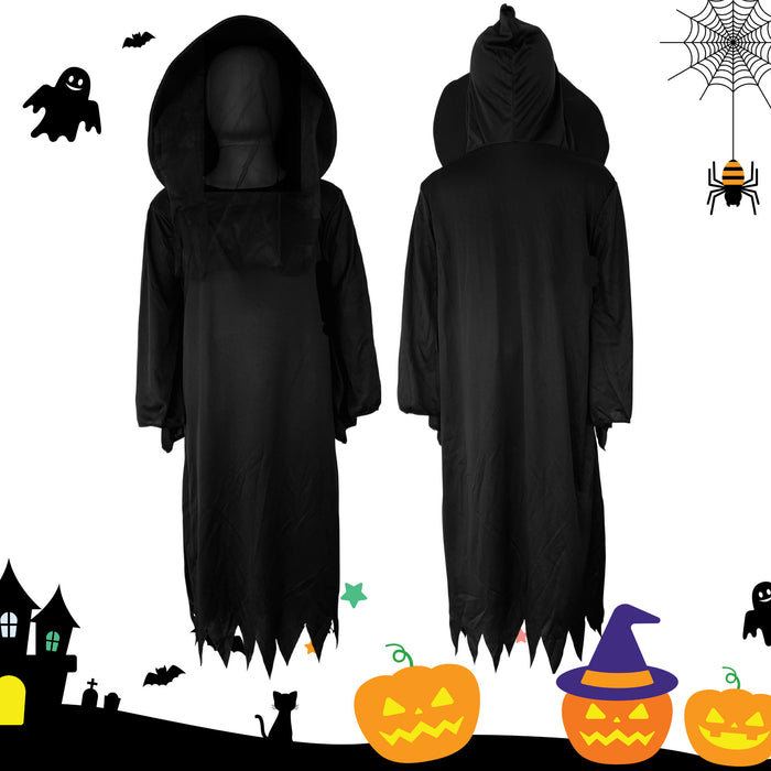 Adults Grim Reaper Fancy Dress Costume and Scythe Halloween Death