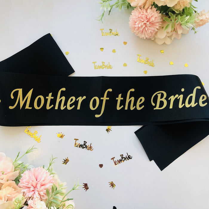 Hen Party Sashes Black and Gold