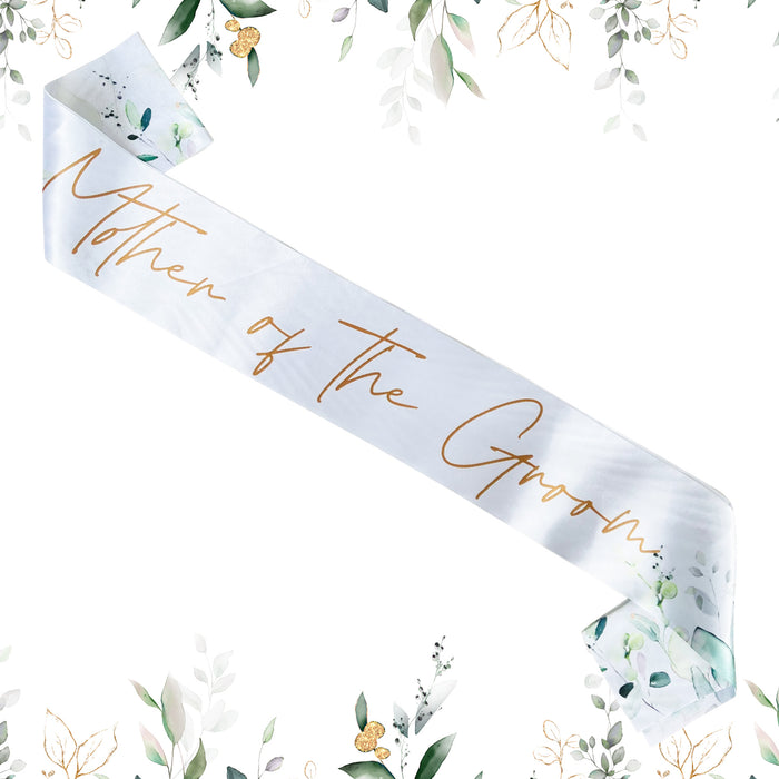 Hen Party Sashes Botanical Sage Green Floral