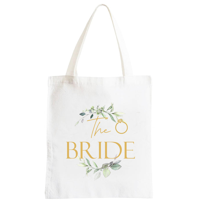 The Bride Tote Bag Botanical Floral