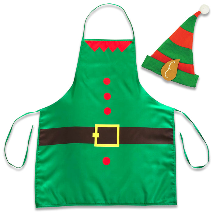 Christmas Elf Apron and Hat